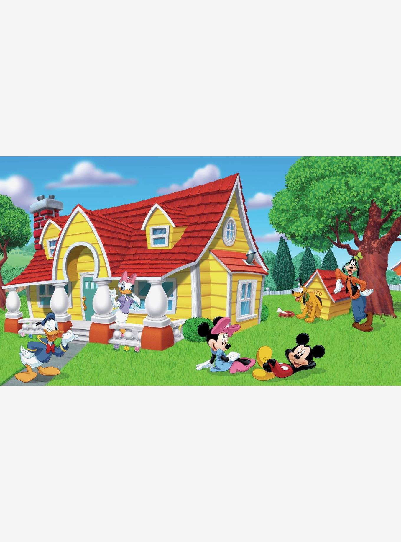 Disney Mickey & Friends Chair Rail Prepasted Mural, , hi-res