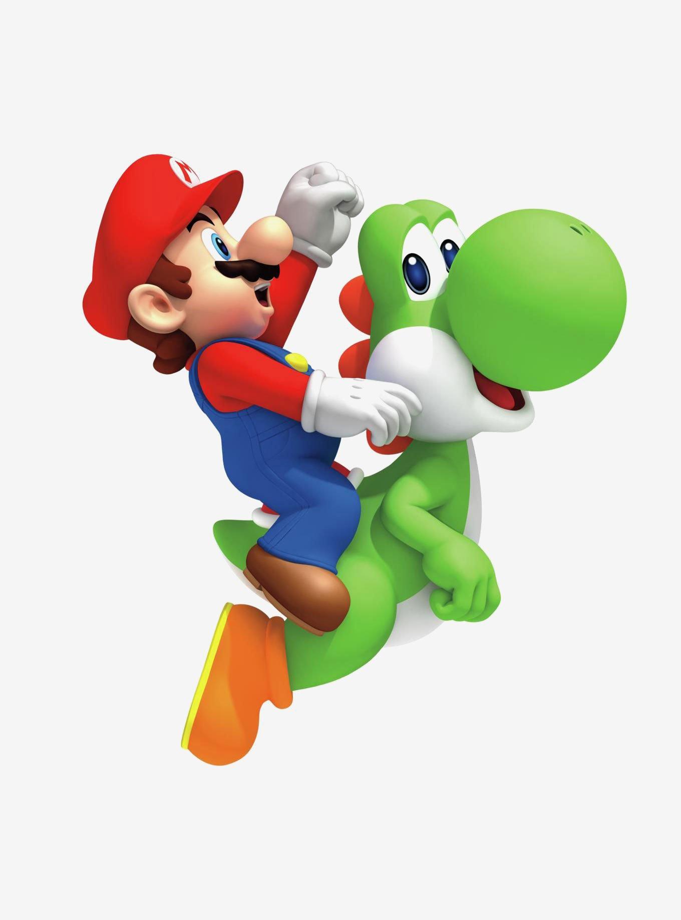 Nintendo Yoshi/Mario Peel & Stick Giant Wall Decals, , hi-res