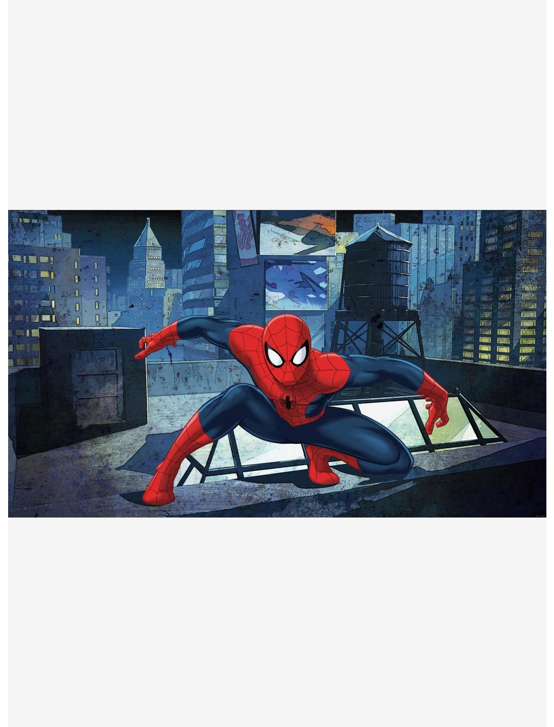 Marvel Spiderman: Ultimate Spiderman Chair Rail Prepasted Mural, , hi-res