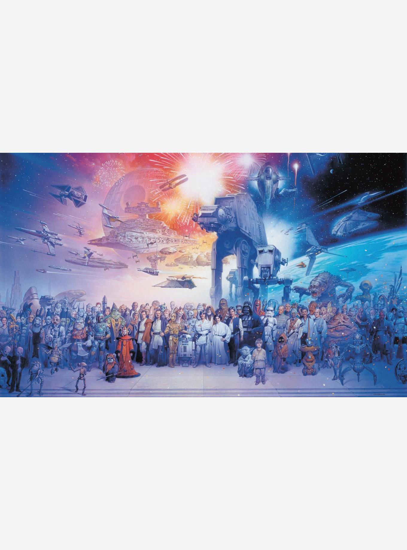 Star Wars Saga Chair Rail Prepasted Mural