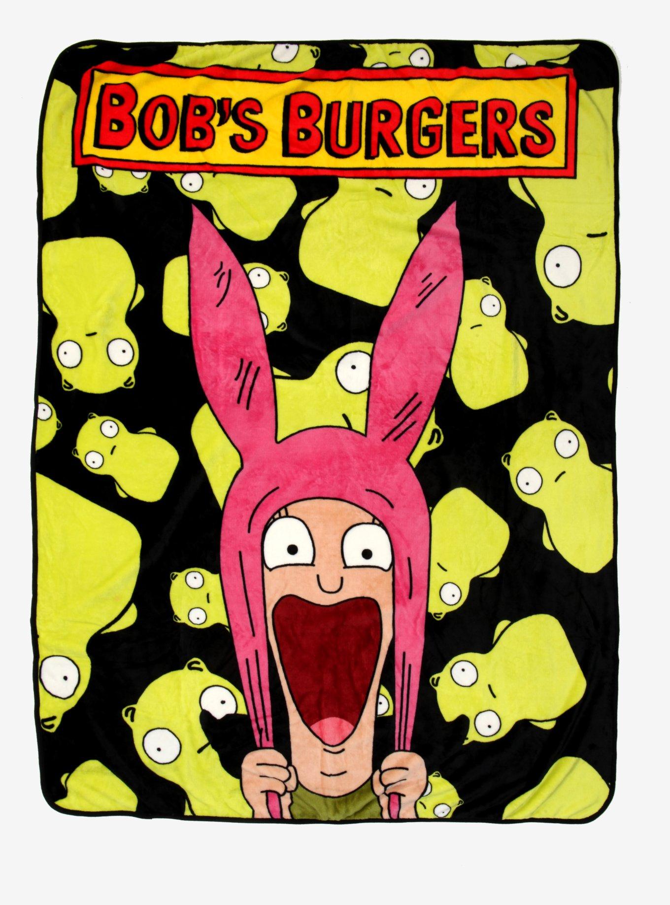 Bob's Burgers Louise & Kopi Plush Throw Blanket, , hi-res