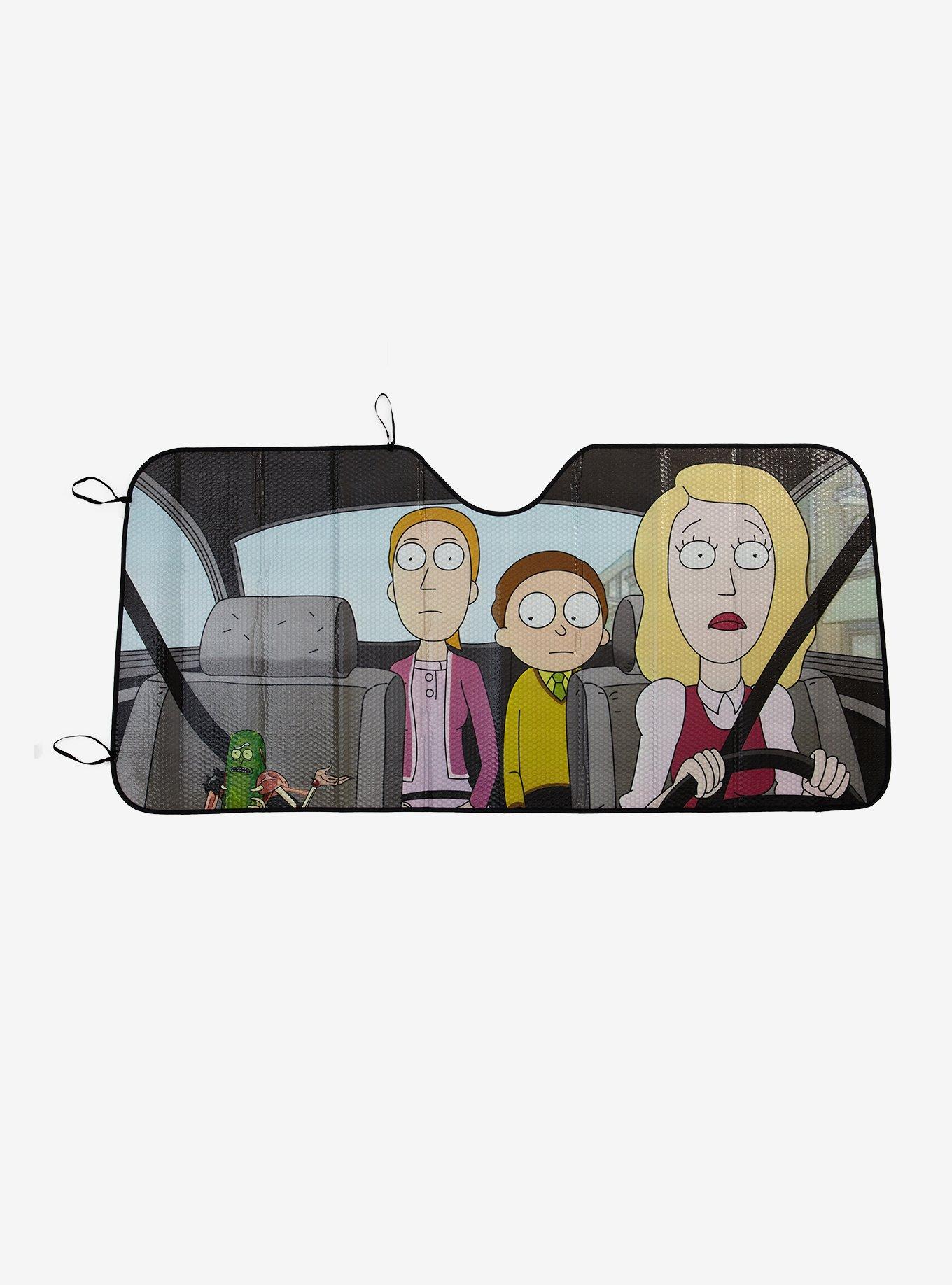 Rick and deals morty car shade