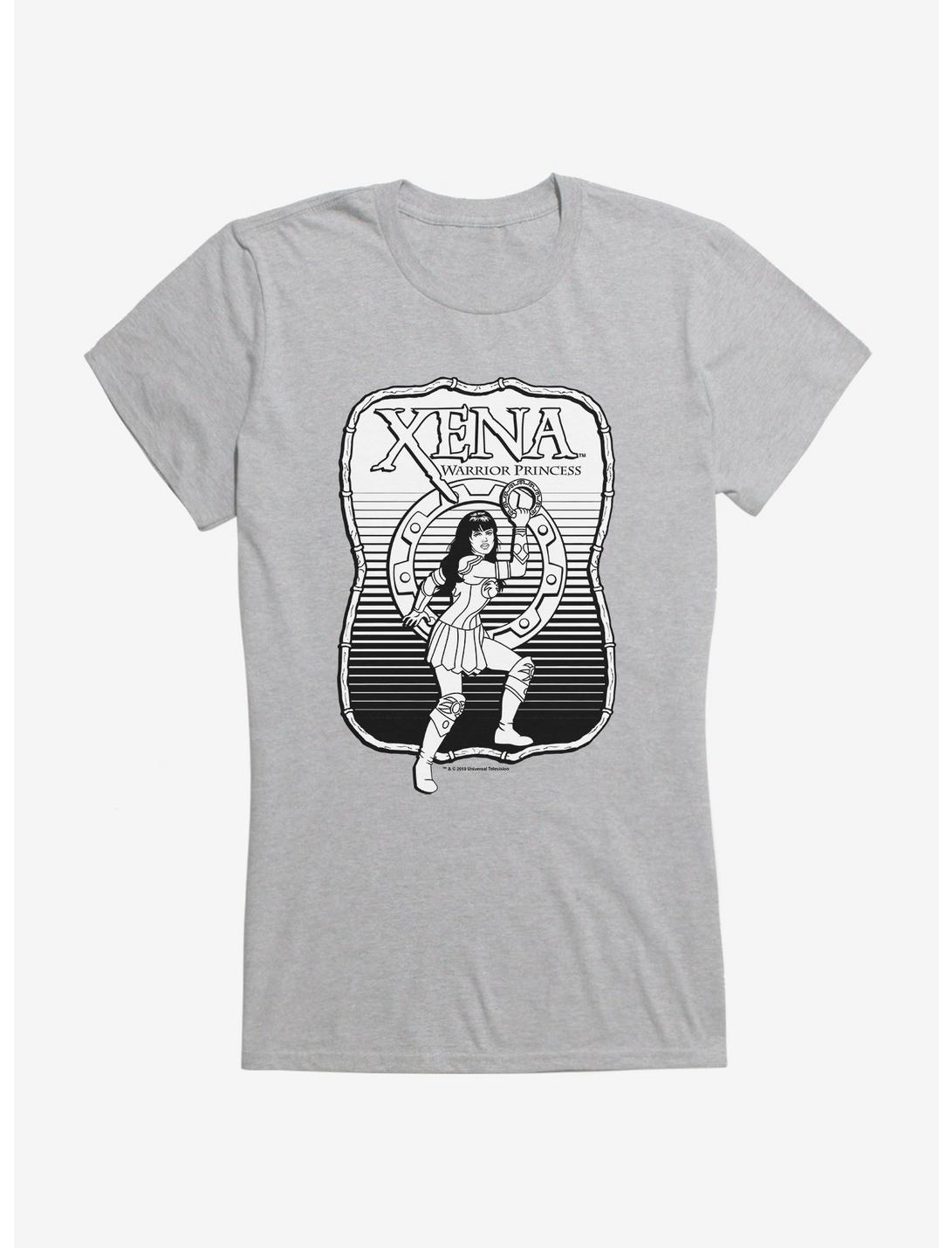 Xena Warrior Princess Sketch Girls T-Shirt, HEATHER, hi-res