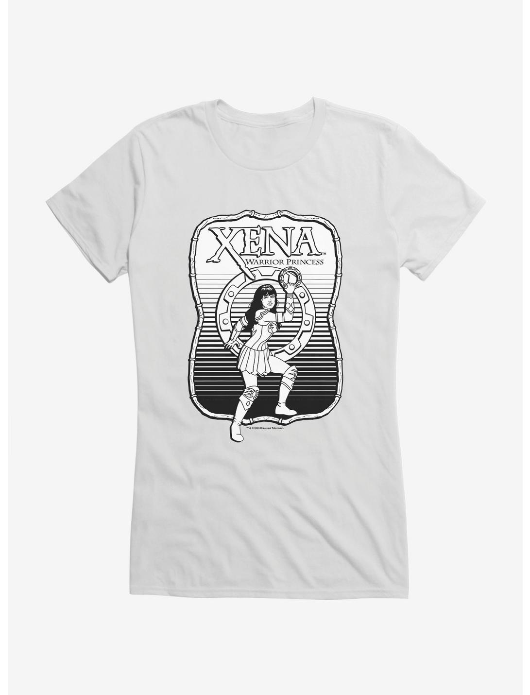 Xena Warrior Princess Sketch Girls T-Shirt, WHITE, hi-res