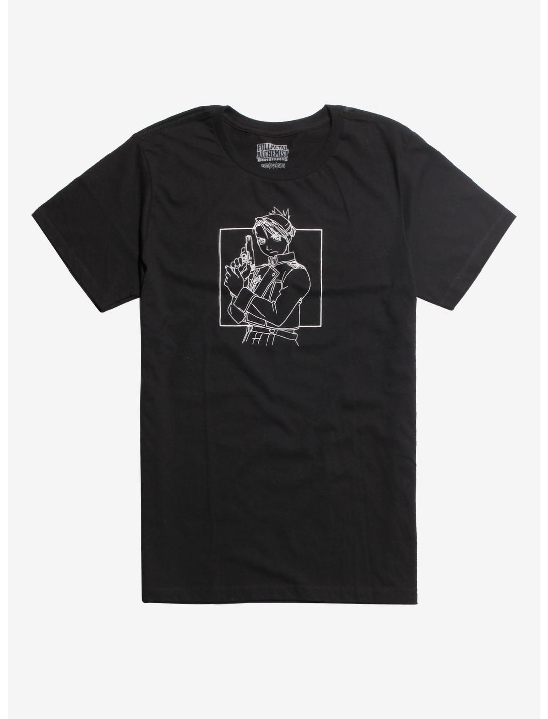 Fullmetal Alchemist Linework T-Shirt, WHITE, hi-res