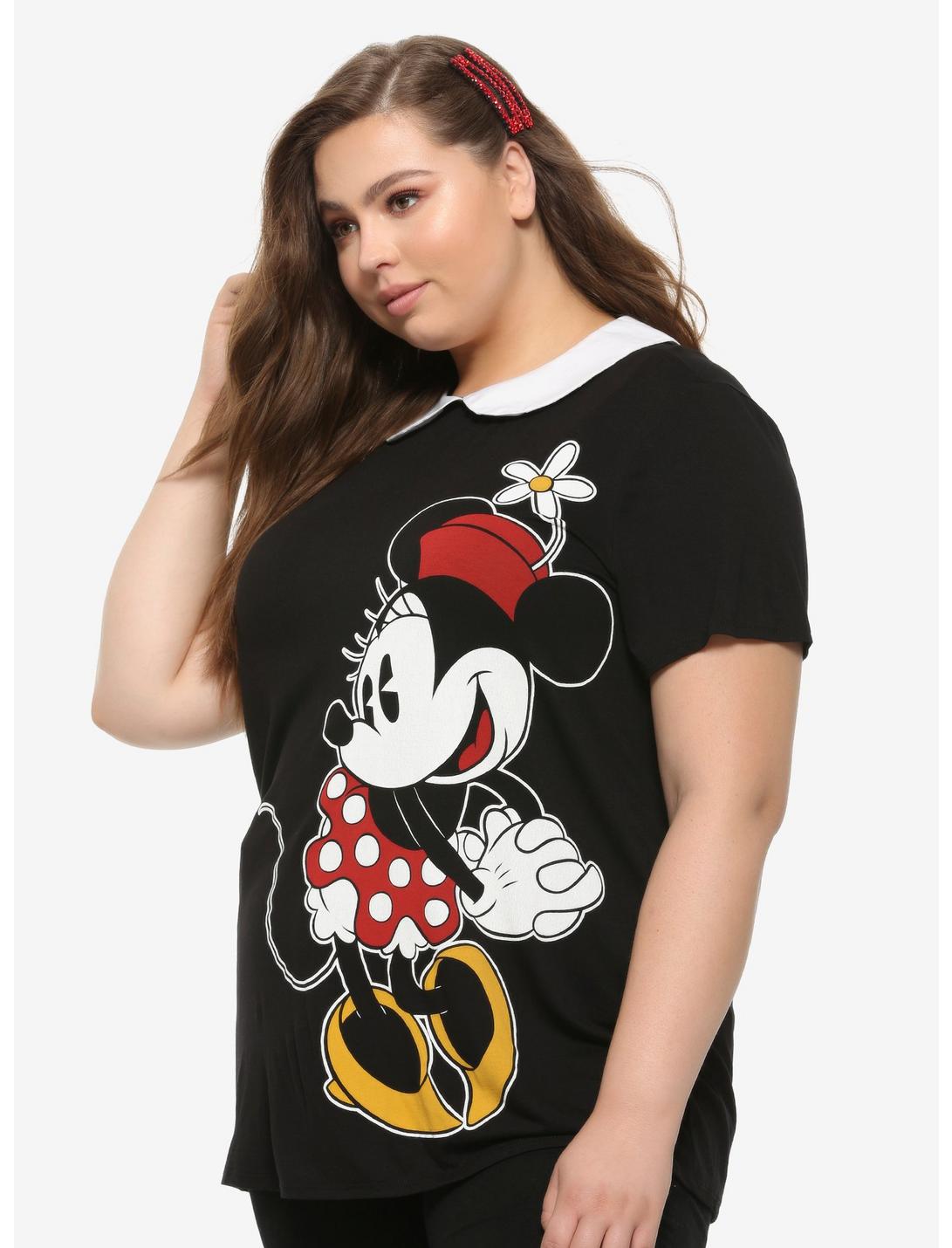 Disney Minnie Mouse Collared Girls T-Shirt Plus Size, MULTI, hi-res