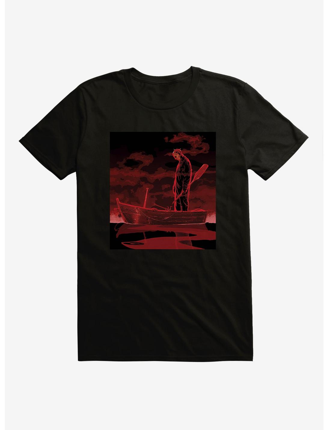 Friday The 13th Jason Boat T-Shirt, BLACK, hi-res