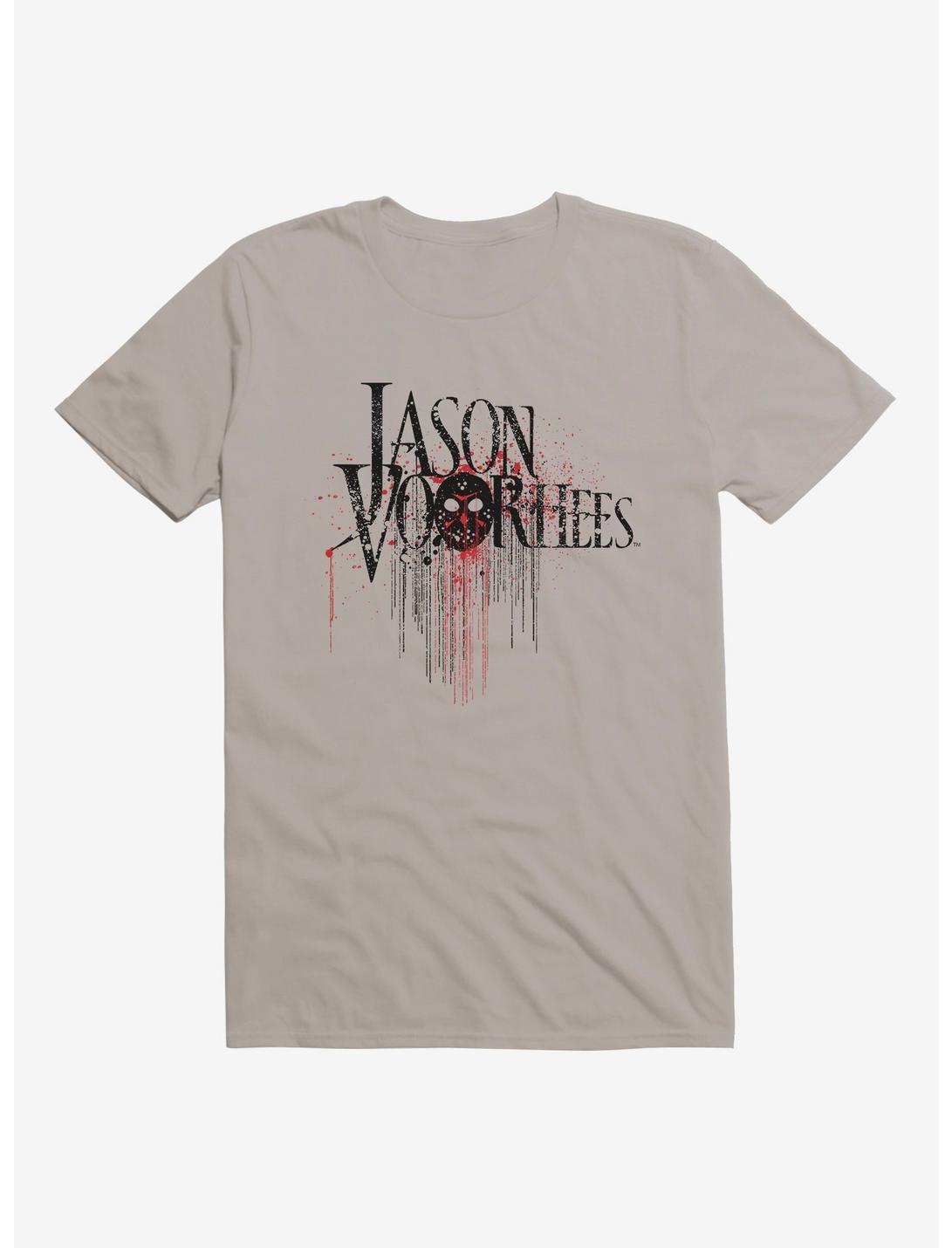 Friday The 13th Jason Voorhees T-Shirt, LIGHT GREY, hi-res
