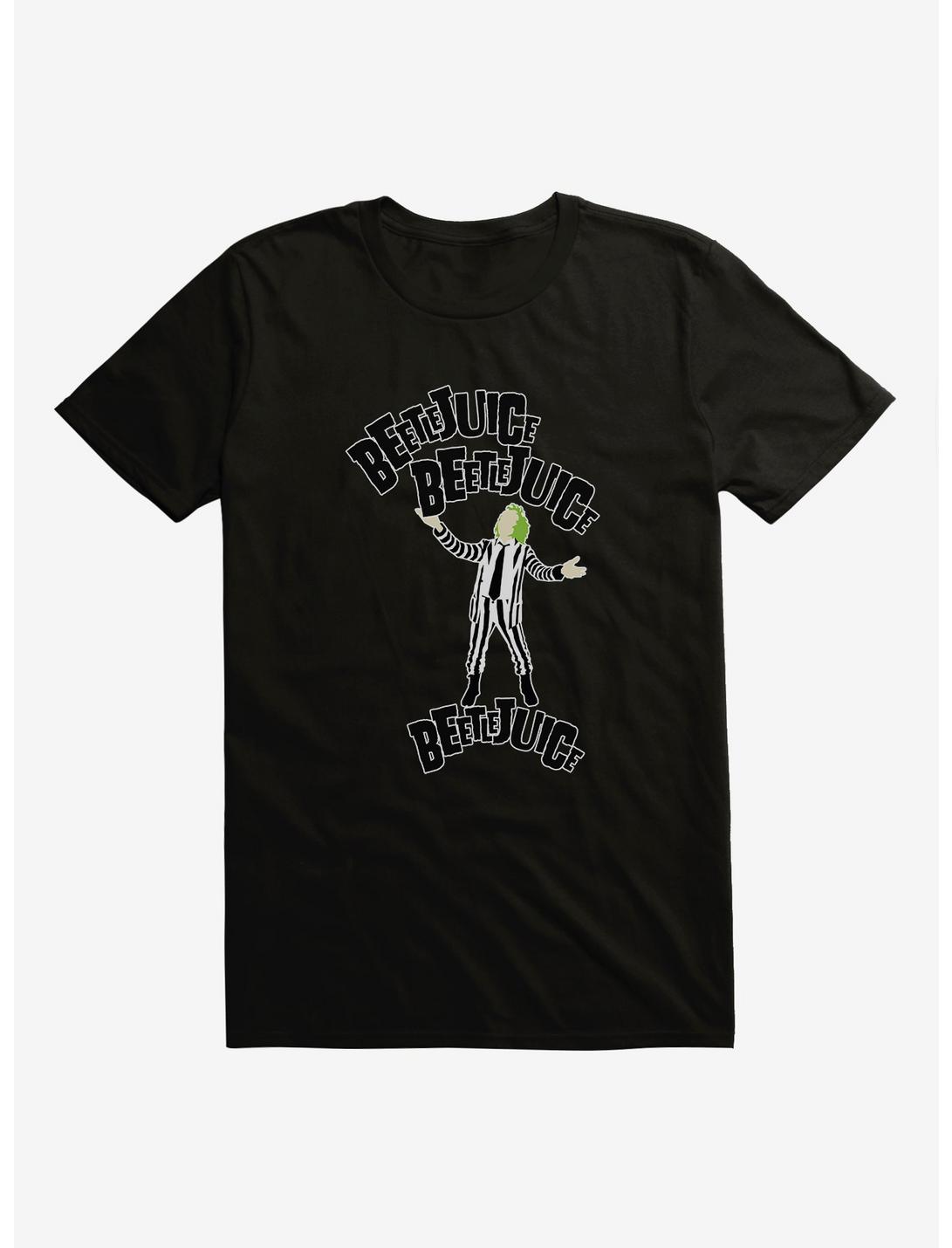 Beetlejuice Three Times T-Shirt, BLACK, hi-res