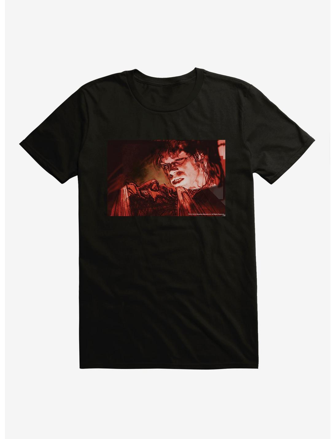 Dexter Red Panel T-Shirt, BLACK, hi-res