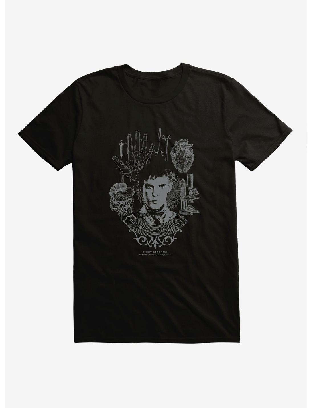 Penny Dreadful Frankenstein Etching T-Shirt, , hi-res