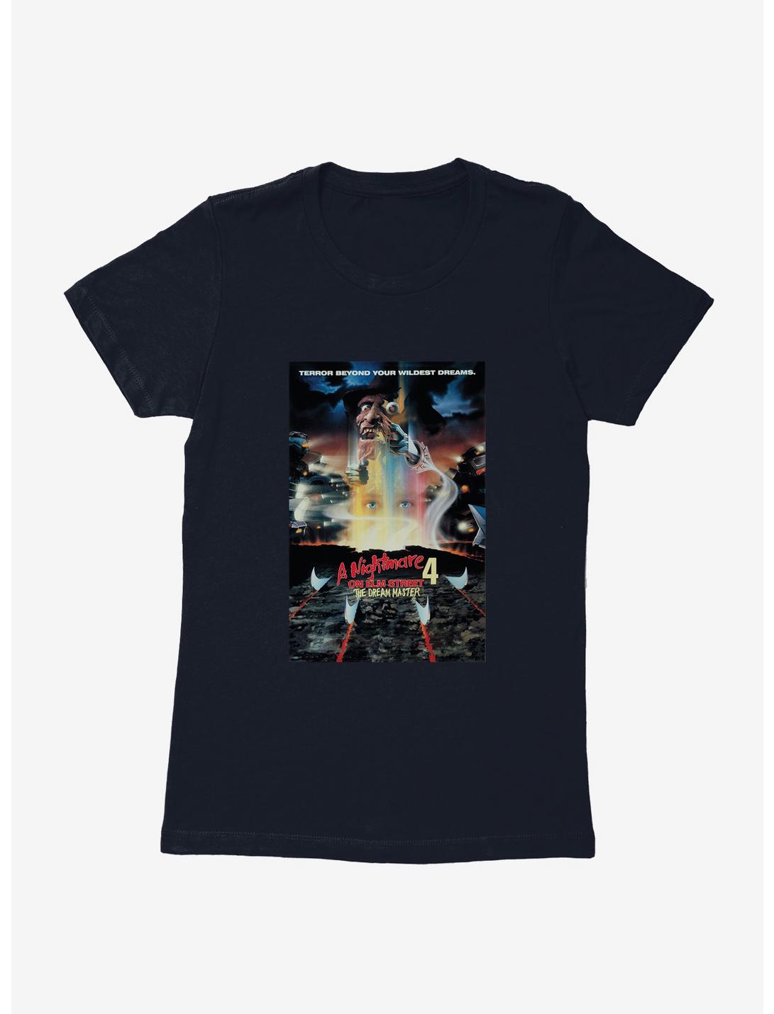 A Nightmare On Elm Street Four Womens T-Shirt, MIDNIGHT NAVY, hi-res