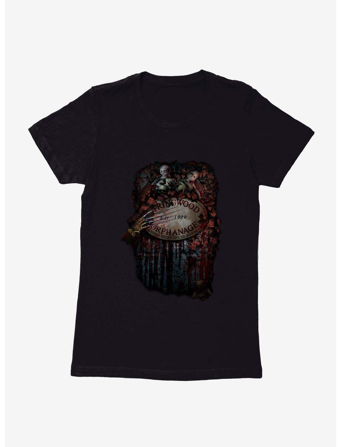 A Nightmare On Elm Street Orphanage Womens T-Shirt, BLACK, hi-res