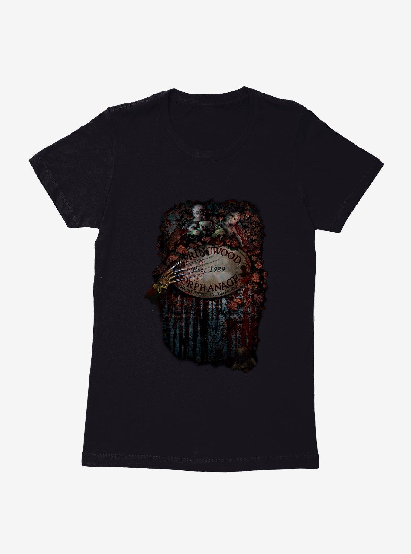 A Nightmare On Elm Street Orphanage Womens T-Shirt, BLACK, hi-res