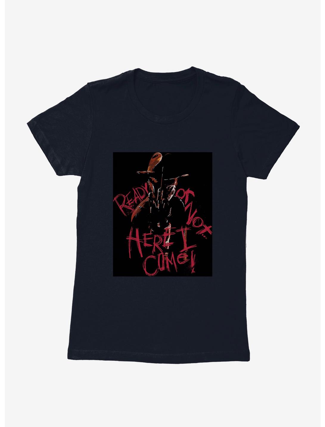 A Nightmare On Elm Street Ready Or Not Womens T-Shirt, MIDNIGHT NAVY, hi-res