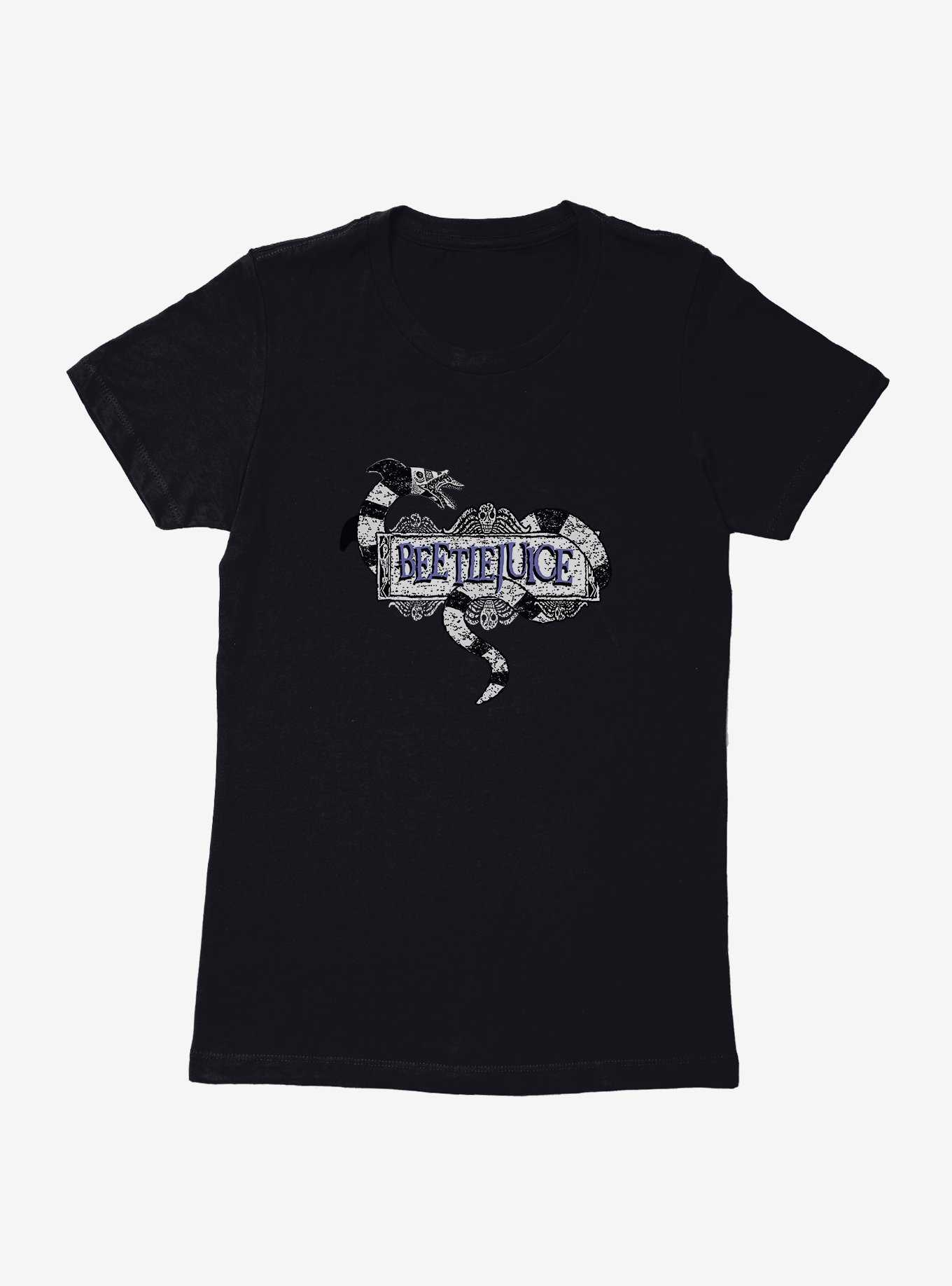 Beetlejuice Snake Logo Womens T-Shirt, , hi-res