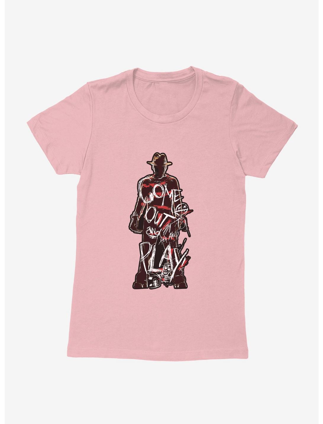 A Nightmare On Elm Street Come Out And Play Womens T-Shirt, LIGHT PINK, hi-res