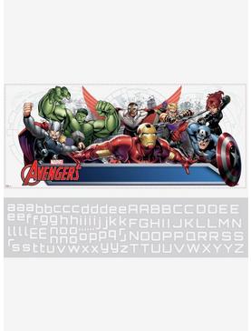 Marvel Avengers Assemble Personalization Headboard Peel And Stick Wall Decals, , hi-res