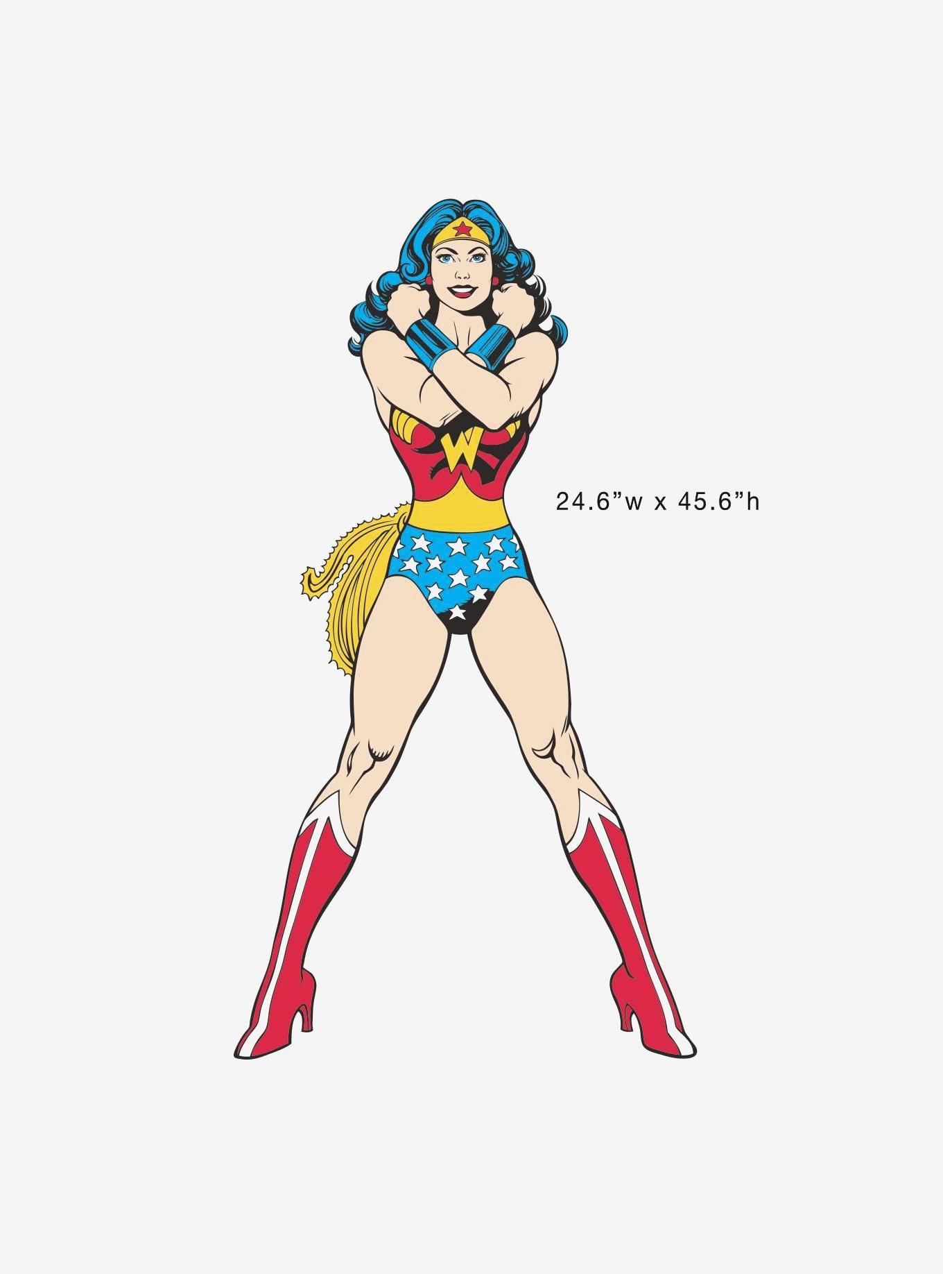 DC Comics Classic Wonder Woman Peel And Stick Giant Wall Decals, , hi-res