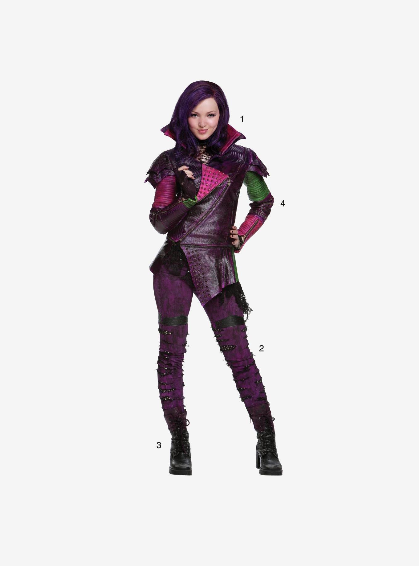 Disney Descendants Mal Peel And Stick Giant Wall Decals, , hi-res