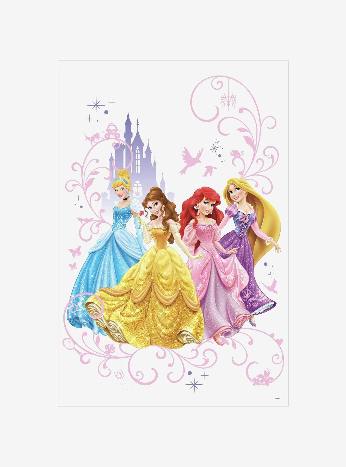 Disney Princesses Wall Graphix Peel And Stick Giant Wall Decals, , hi-res