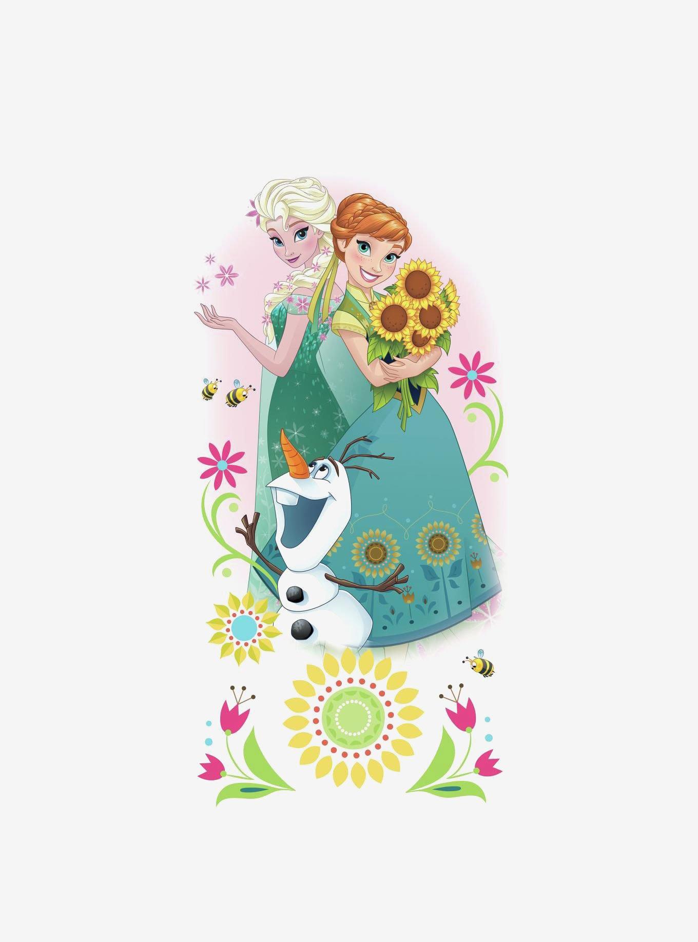Disney Frozen Fever Group Peel And Stick Giant Wall Graphic | BoxLunch