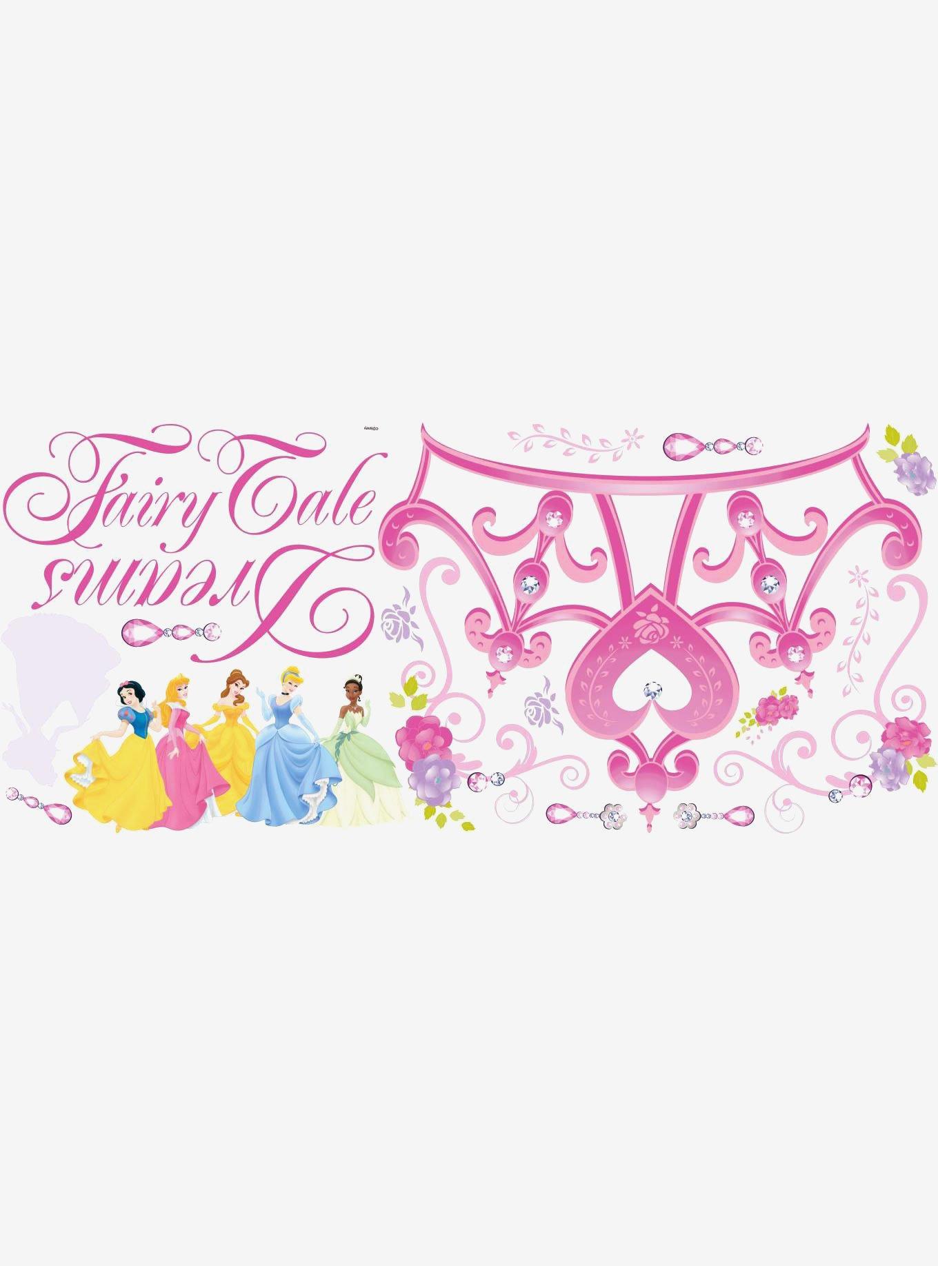 Disney Princesses Crown Peel & Stick Giant Wall Decal, , hi-res