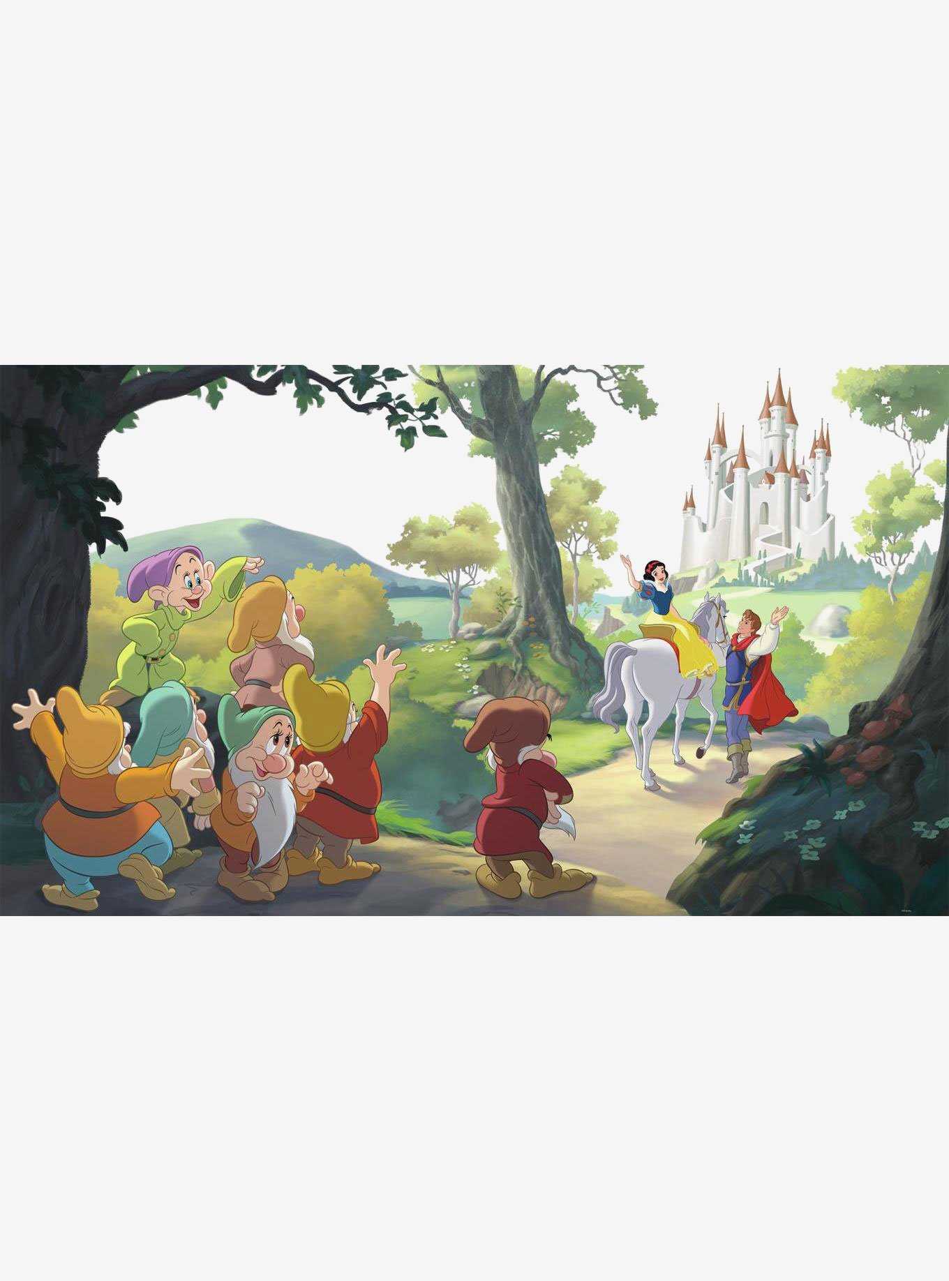 Disney Princess Snow White 'Happily Ever After'  Chair Rail Prepasted Mural, , hi-res