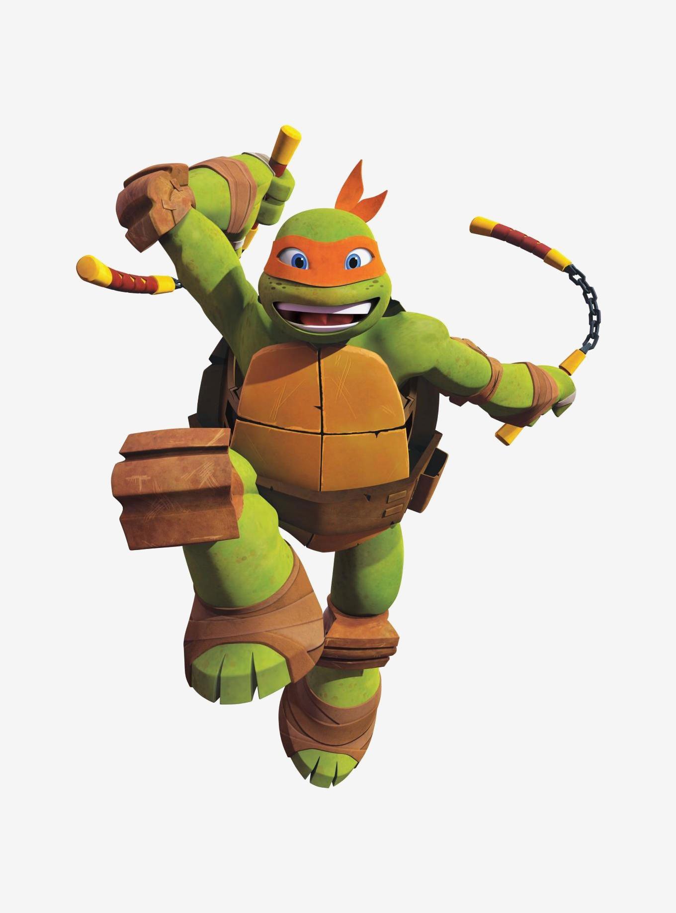 Teenage Mutant Ninja Turtles Mike Peel & Stick Giant Wall Decals, , hi-res