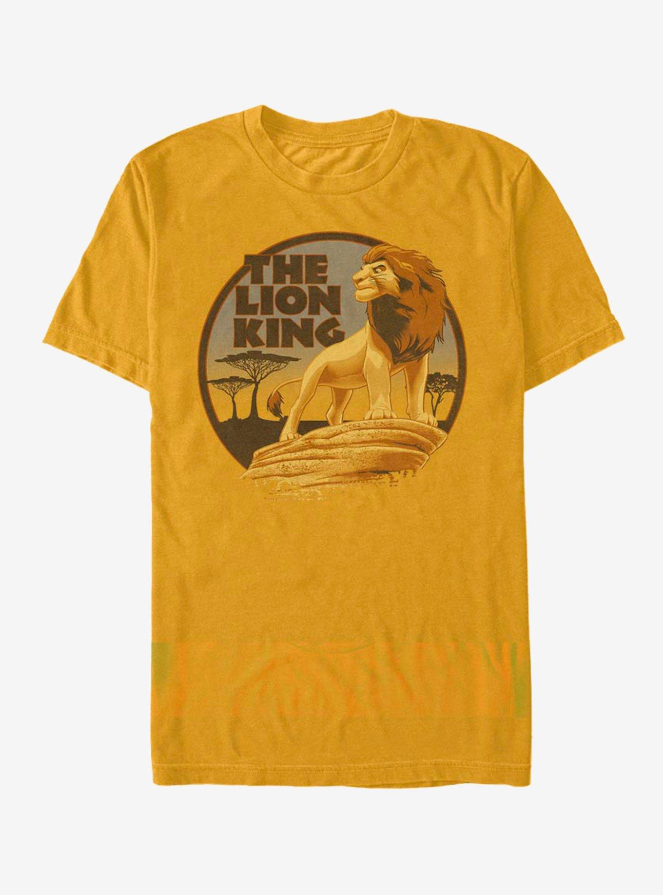 Disney The Lion King Vintage King T-Shirt, GOLD, hi-res