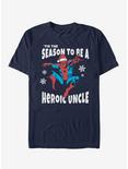 Marvel Spider-Man Heroic Uncle T-Shirt, NAVY, hi-res