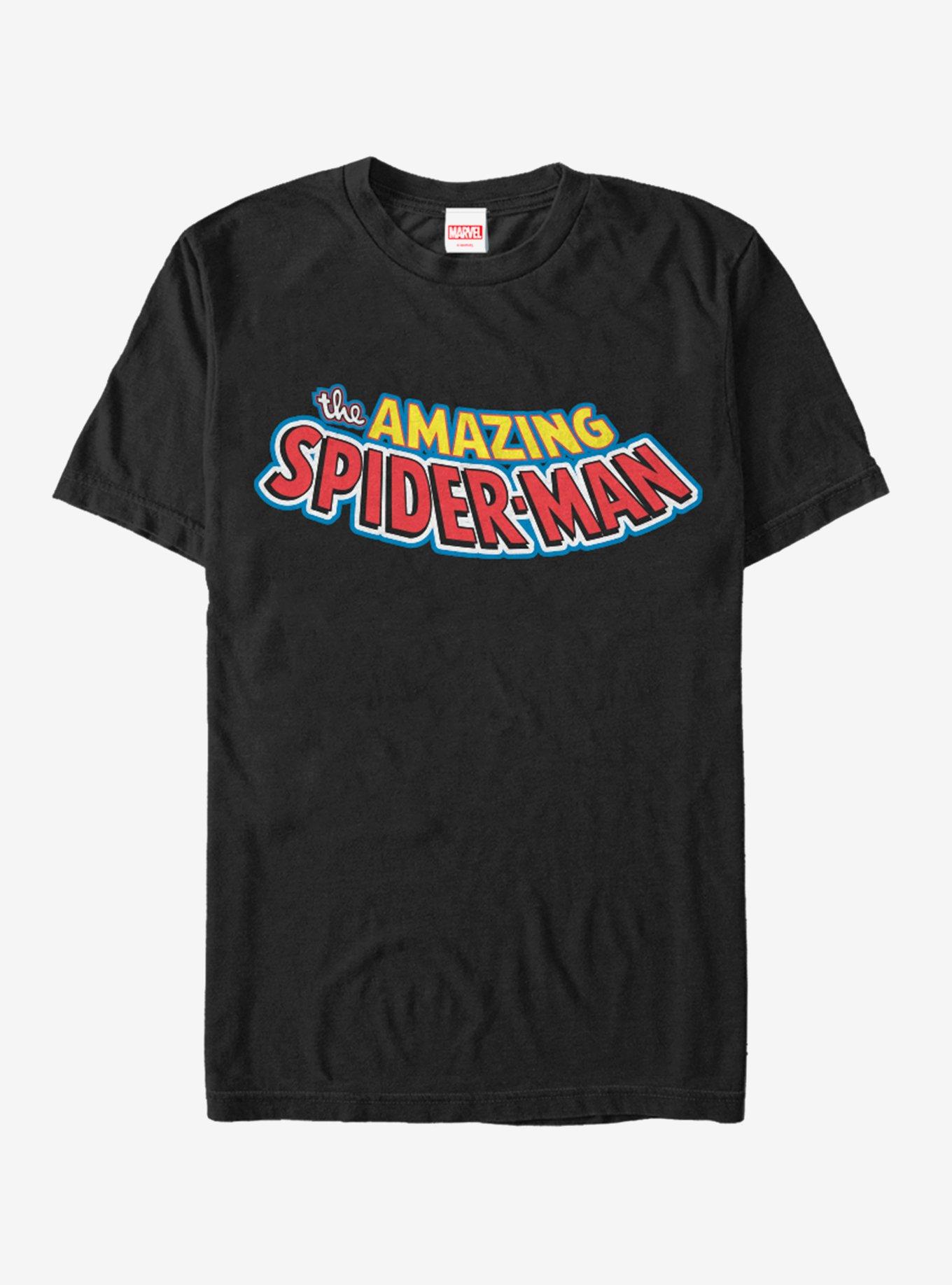 Marvel Spider-Man Spidey Logo T-Shirt, BLACK, hi-res