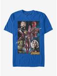 Marvel Avengers Infinity War Galaxy Four T-Shirt, ROYAL, hi-res