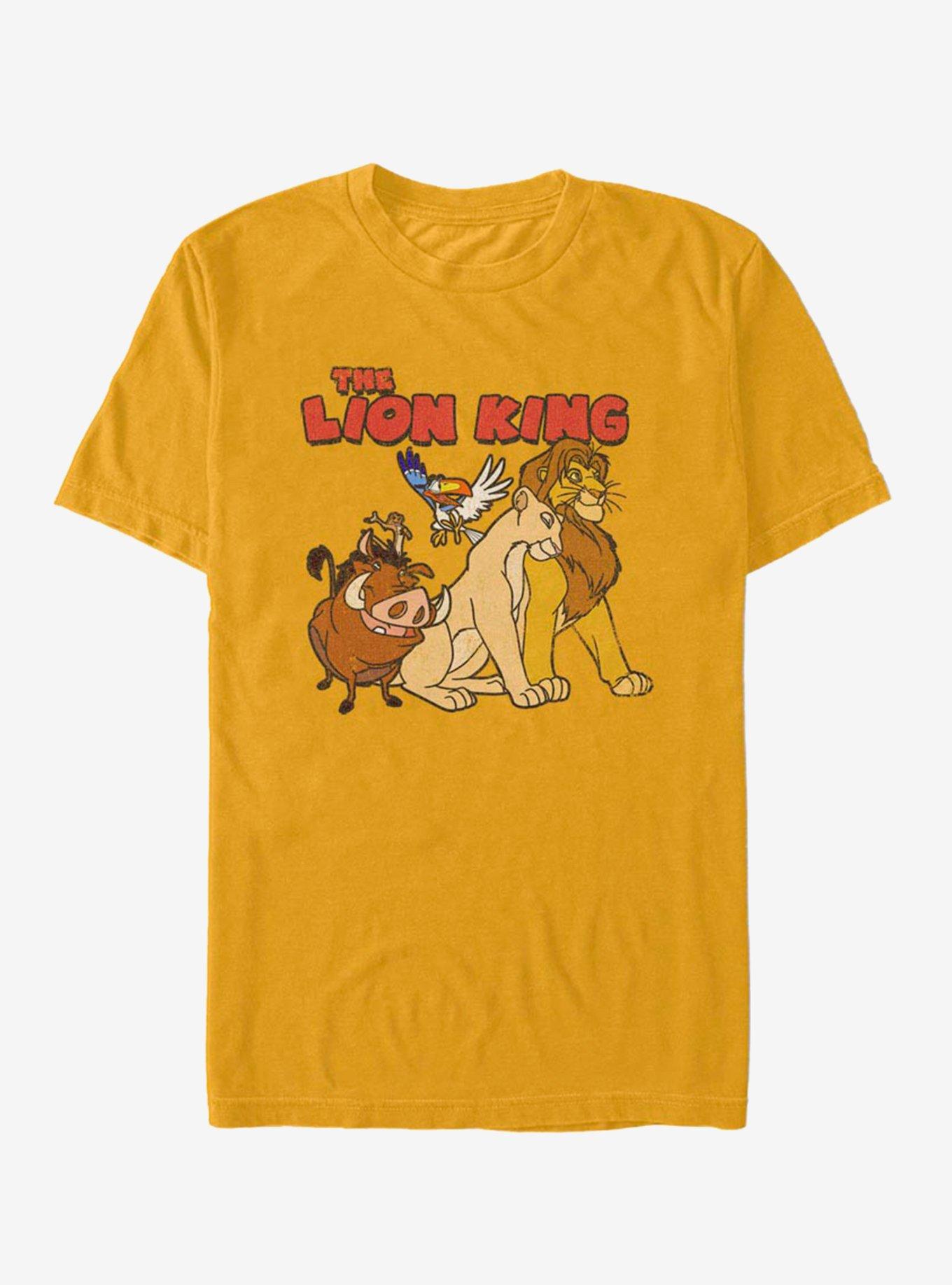 Disney The Lion King Crew T-Shirt, GOLD, hi-res