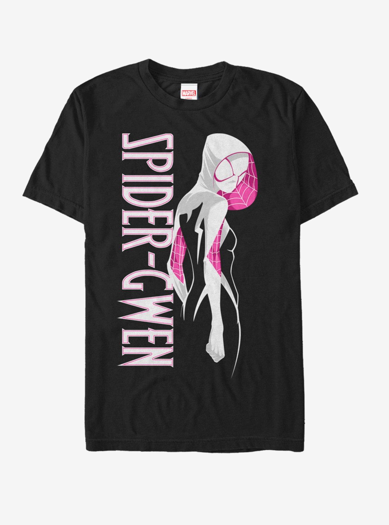 Marvel Spider-Man: Into The Spider-Verse Spider-Gwen Spider Gwen T-Shirt, BLACK, hi-res