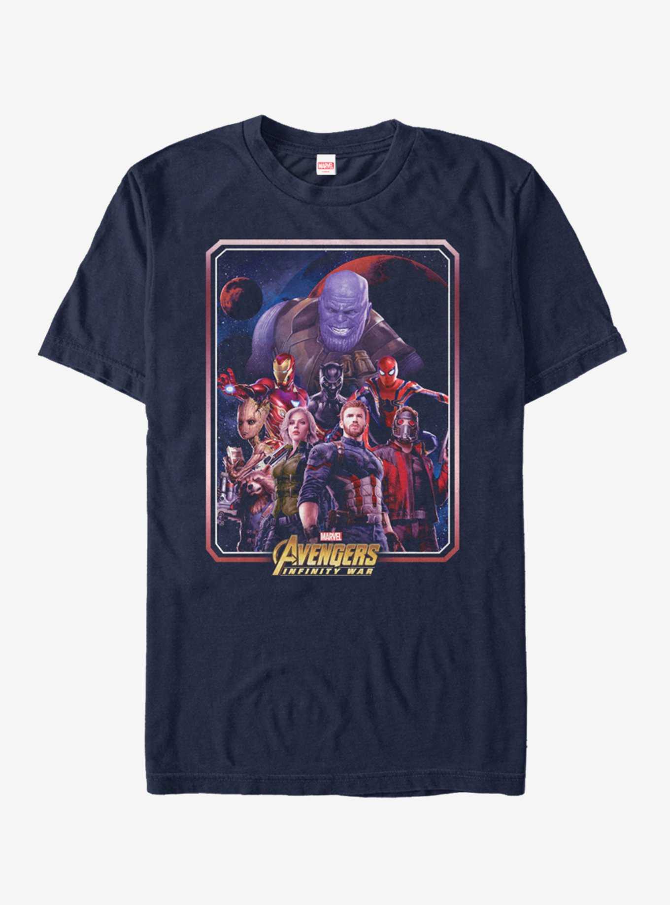 Marvel Avengers Infinity War Group Poster T-Shirt, , hi-res
