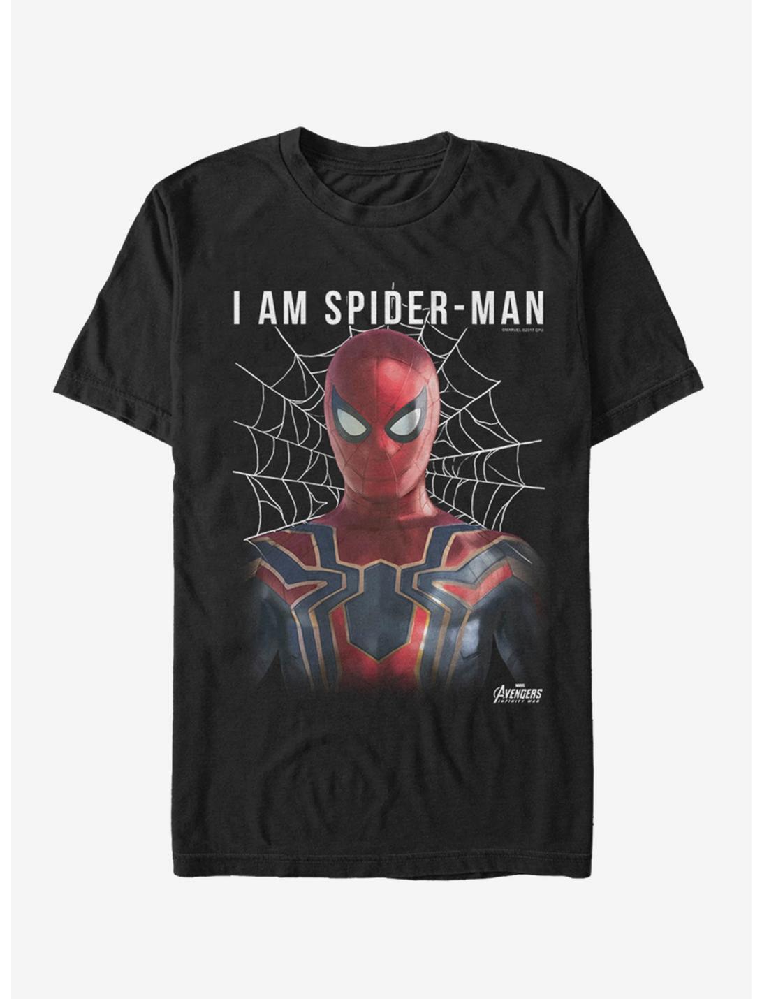 Marvel Spider-Man I Am Spider-Man T-Shirt, BLACK, hi-res