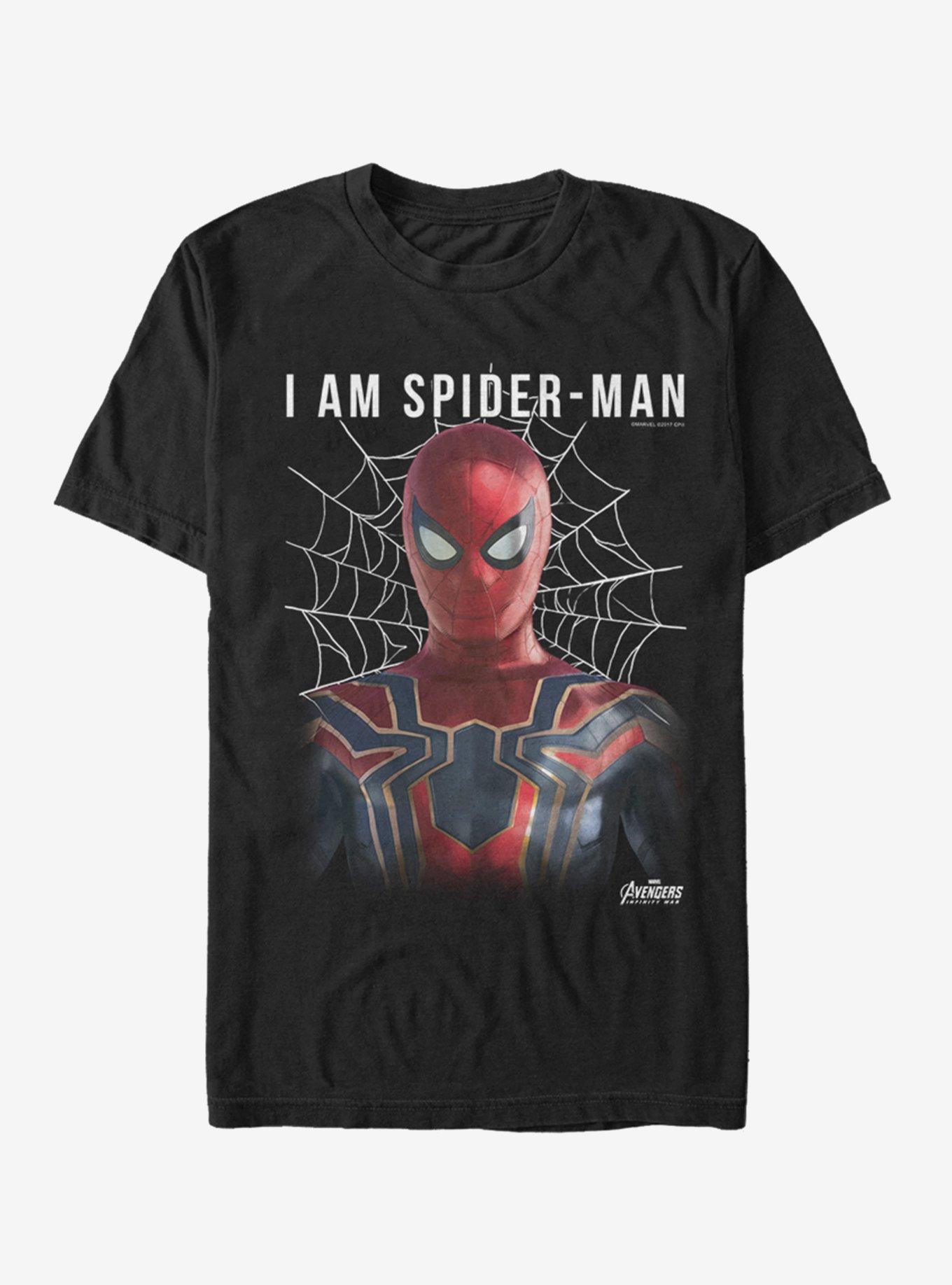 Marvel Spider-Man I Am Spider-Man T-Shirt, BLACK, hi-res