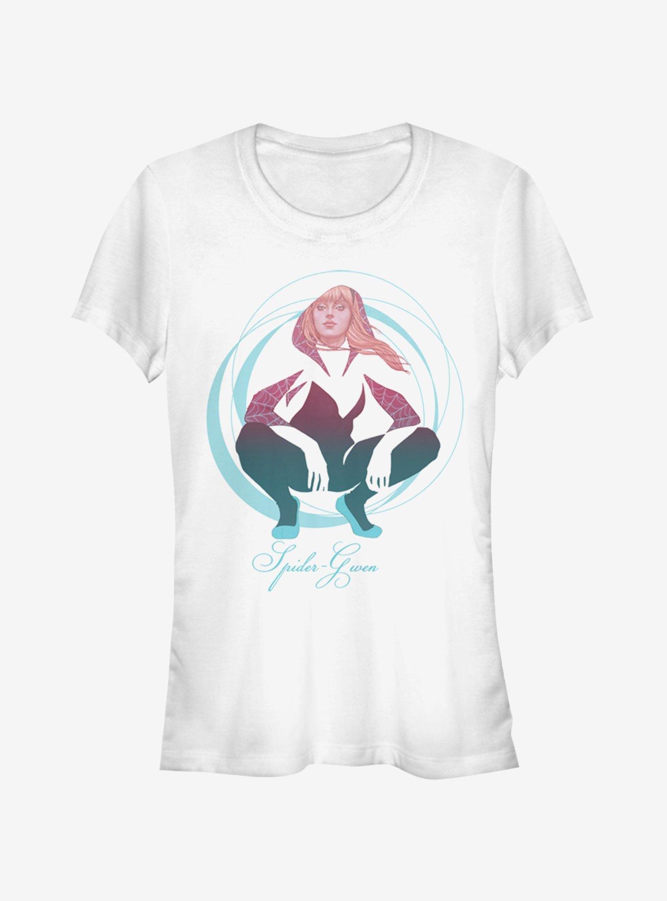 Marvel Spider-Man Abstract Gwen Girls T-Shirt, WHITE, hi-res