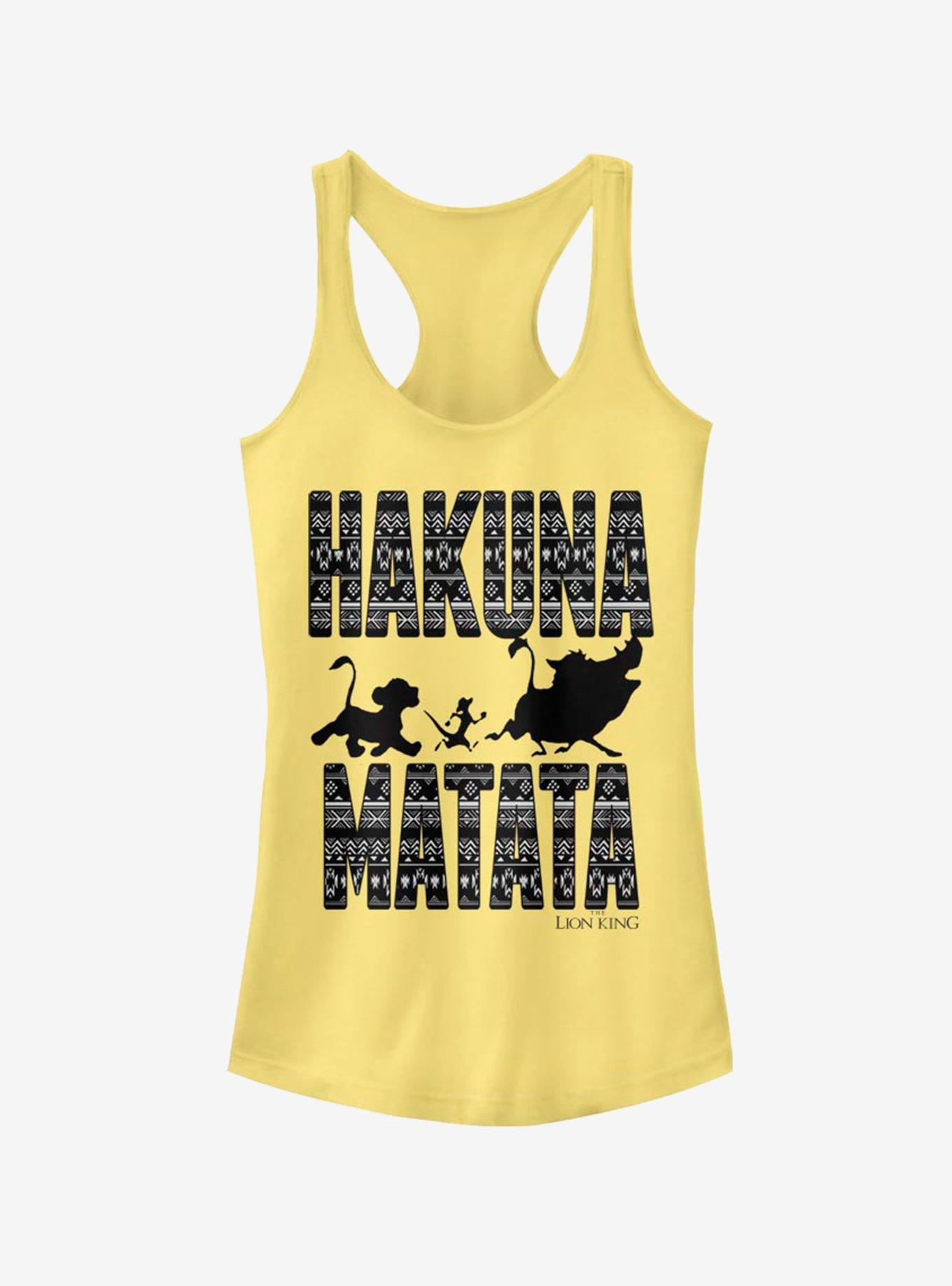 Disney The Lion King Hakuna Print Girls Tank