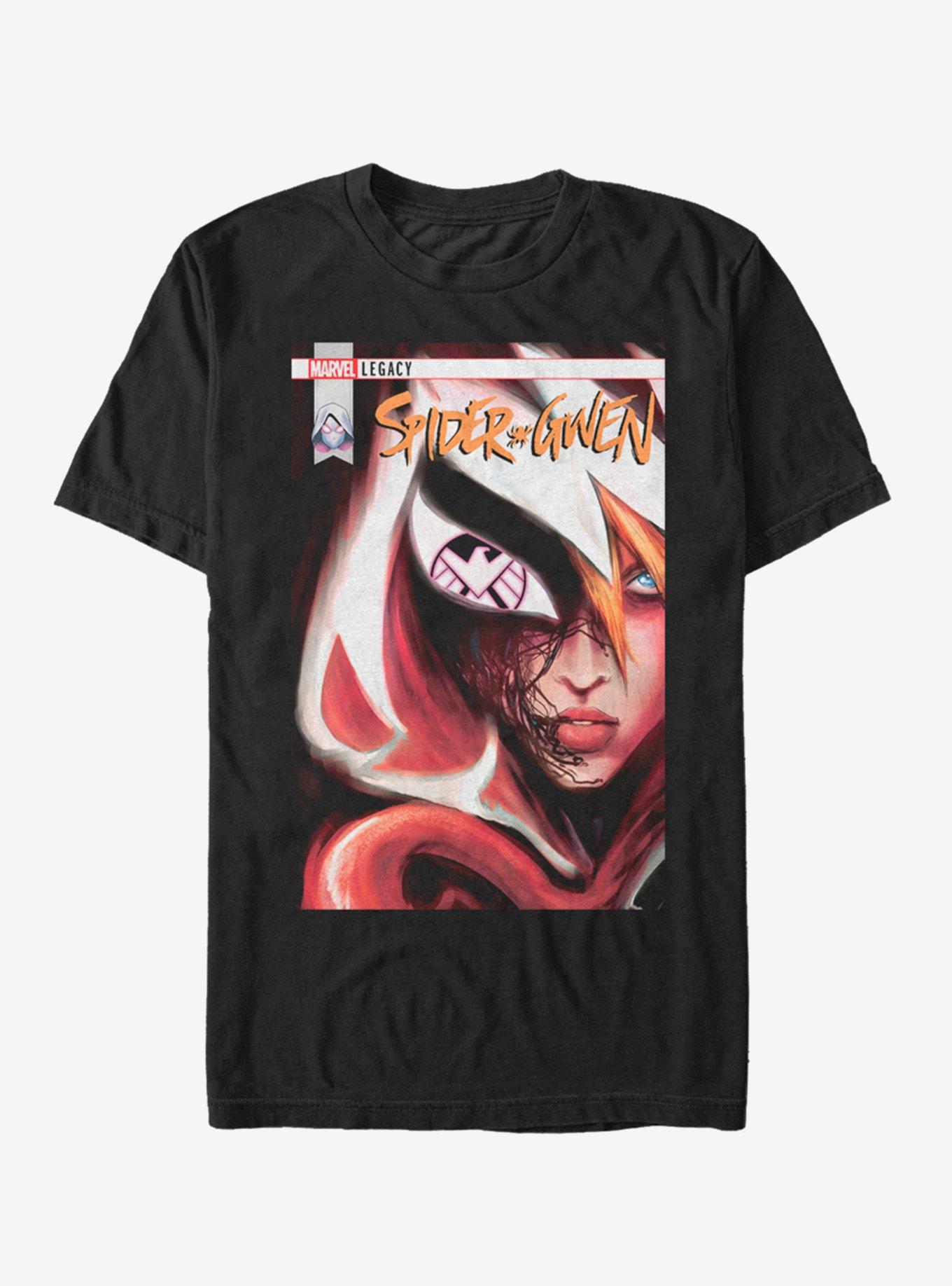 Marvel Spider-Man: Into The Spider-Verse Spider-Gwen Venom Gwen Nov.17 T-Shirt, BLACK, hi-res