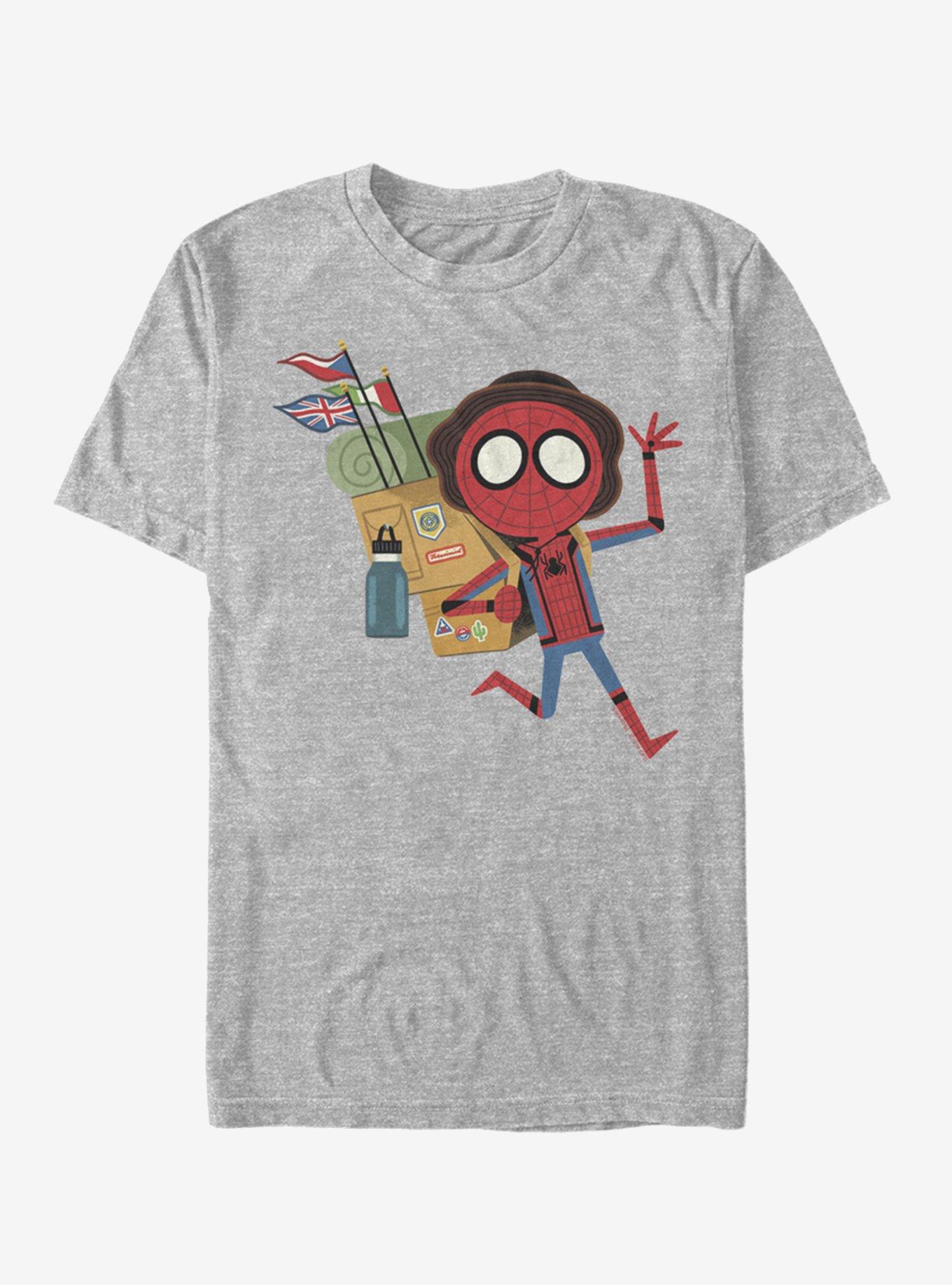 Marvel Spider-Man Spidey Abroad T-Shirt, , hi-res