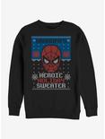 Marvel Spider-Man Holiday Sweater Grandpa Sweatshirt, BLACK, hi-res