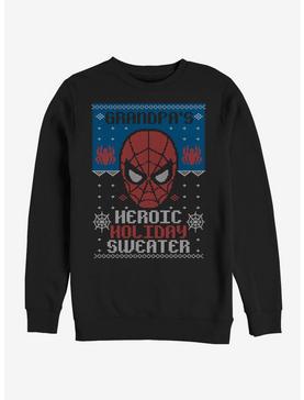 Marvel Spider-Man Holiday Sweater Grandpa Sweatshirt, , hi-res