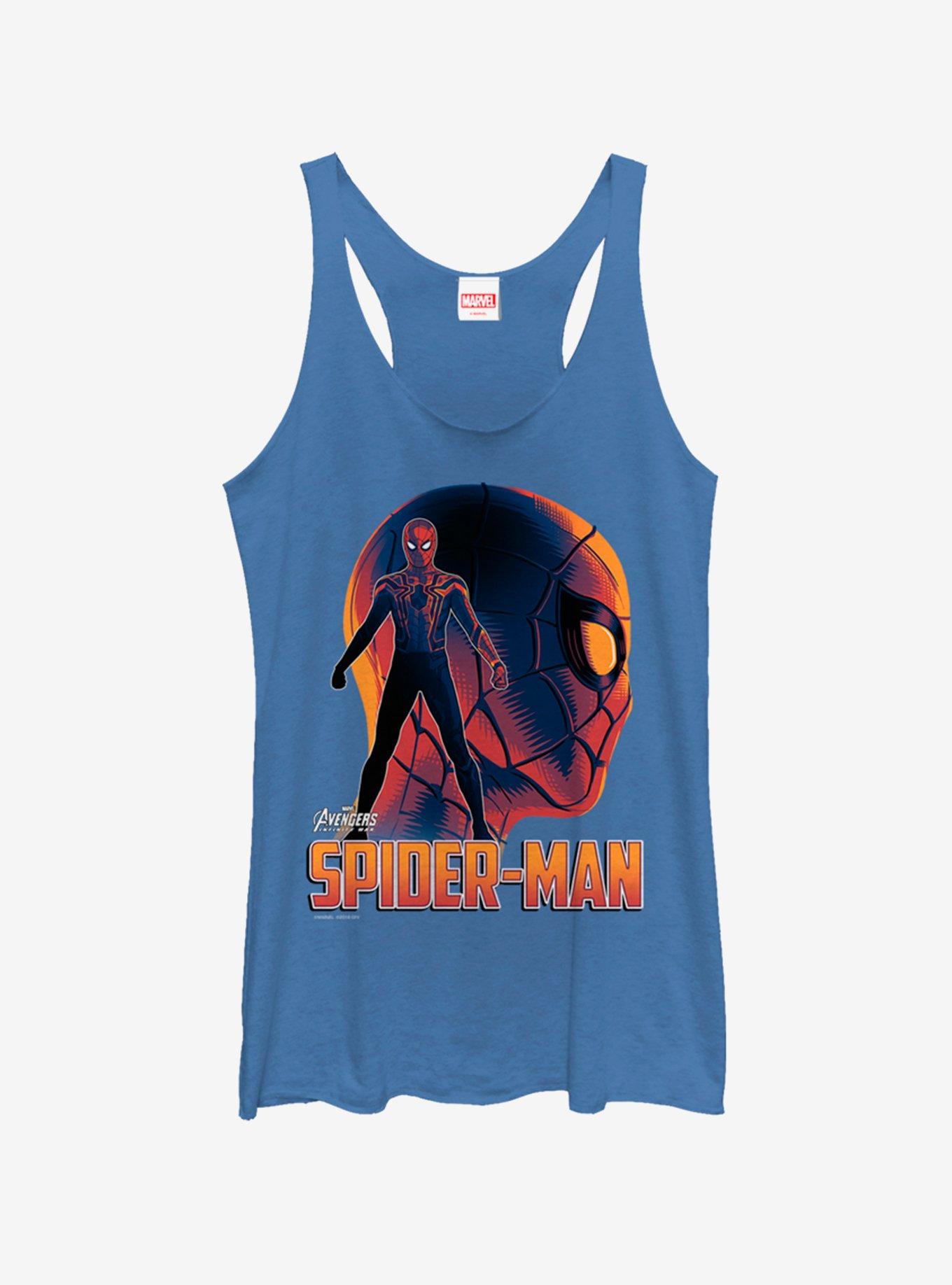 Marvel Spider-Man Iron Spider Sil Girls Tank