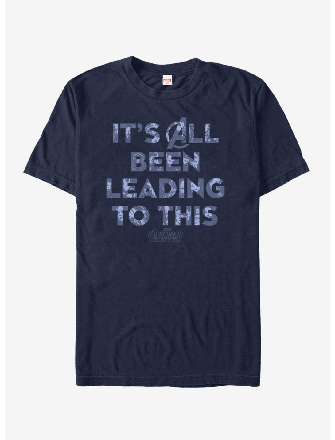 Marvel Avengers Infinity War All Been Leading To This T-Shirt, NAVY, hi-res