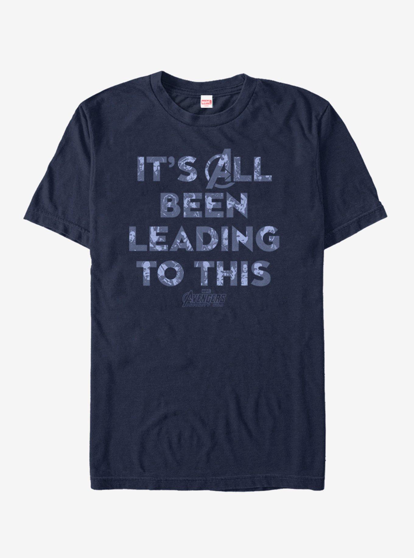 Marvel Avengers Infinity War All Been Leading To This T-Shirt, NAVY, hi-res