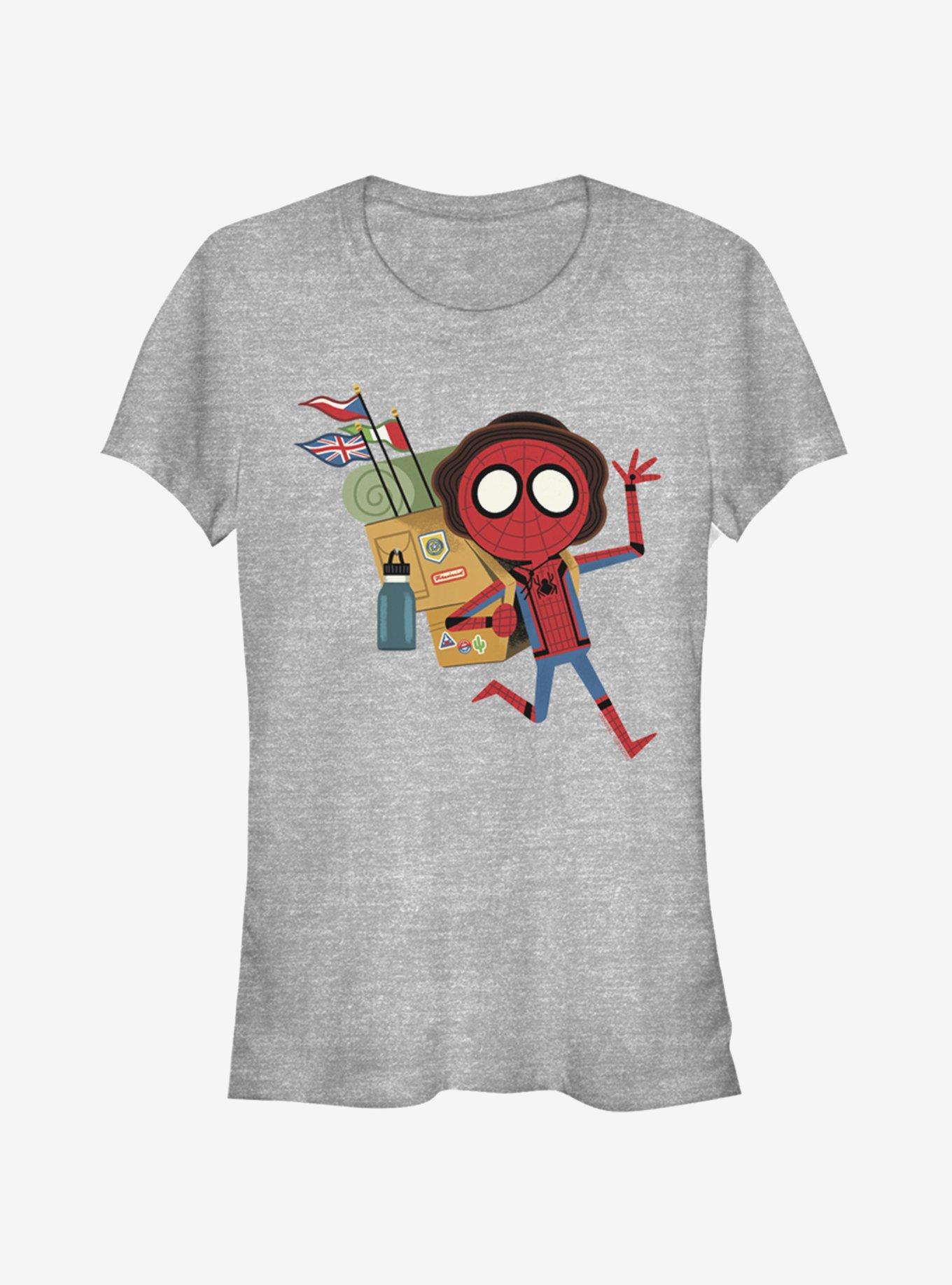 Marvel Spider-Man Spidey Abroad Girls T-Shirt, , hi-res