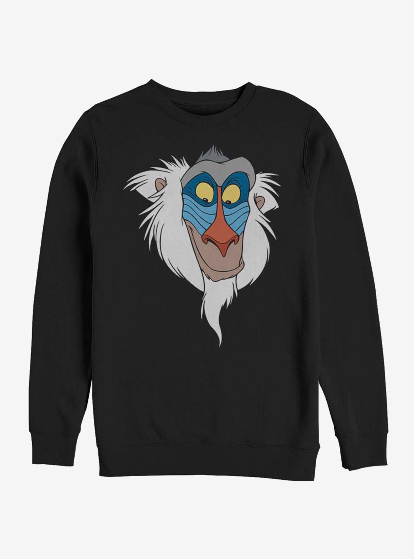 Disney The Lion King Rafiki Face Sweatshirt, BLACK, hi-res