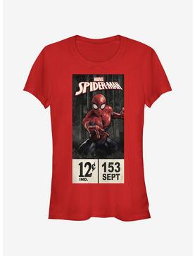 Marvel Spider-Man Spider-Man Labels Girls T-Shirt, , hi-res